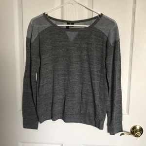 Long Sleeve mesh cut shirt.